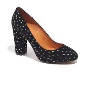 Madewell The Frankie pump in gold dot